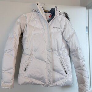 Columbia White Ski Jacket